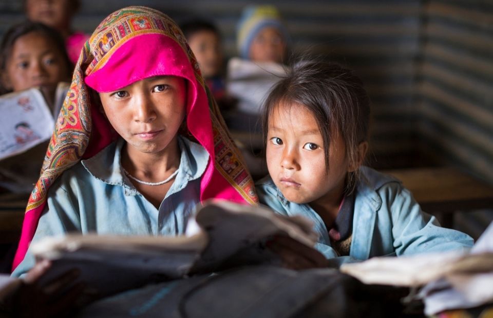 Samaritan's Purse fördert Kinder in Nepal.